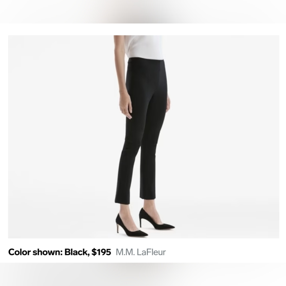 M.M. LaFleur Foster Pant, Black, Size 4